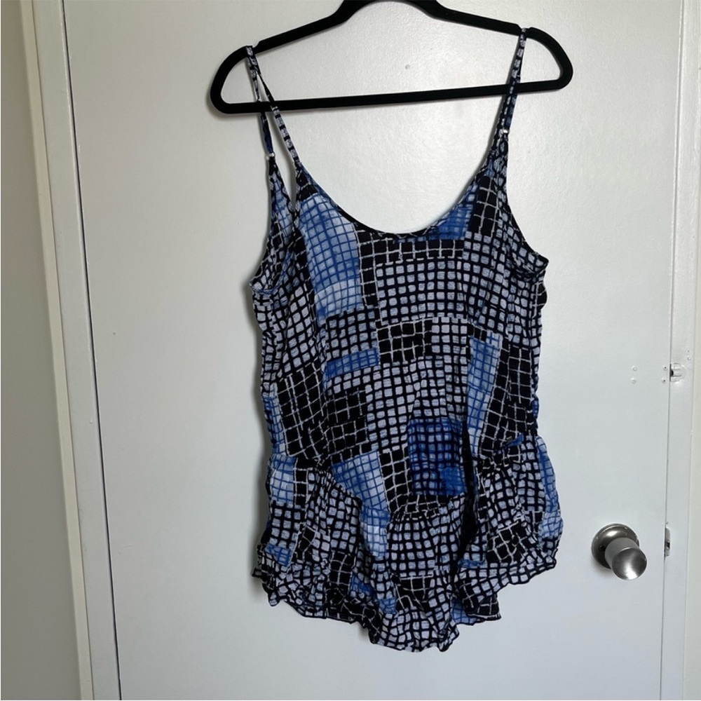 NWOT DOLCE VITA Coverup - Blue/Black and White